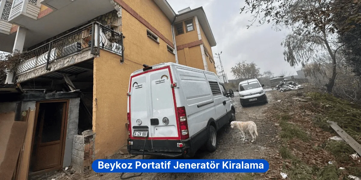 Beykoz Portatif Jeneratör Kiralama